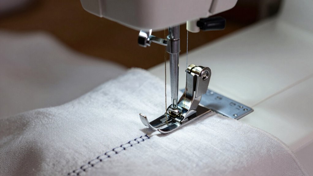 test fabric tension stitches