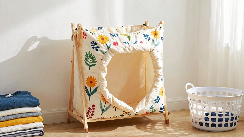 upcycled pillowcase laundry bag