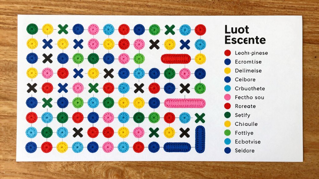 use color coded visual cues