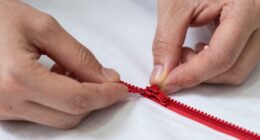 baste zippers for precision