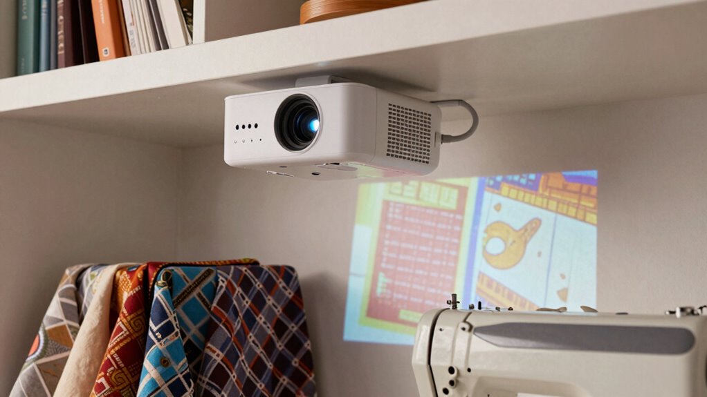 compact high resolution projection setup