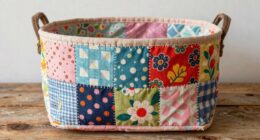 create a fabric scrap bin