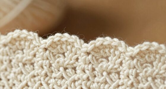 crochet edge curling problem