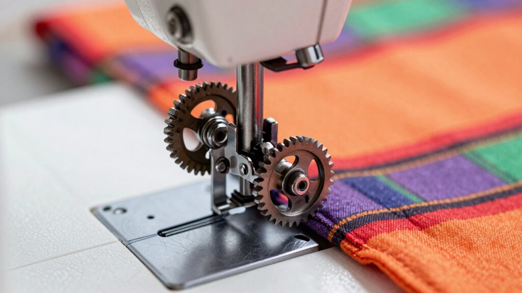 differential feed ensures even stitches