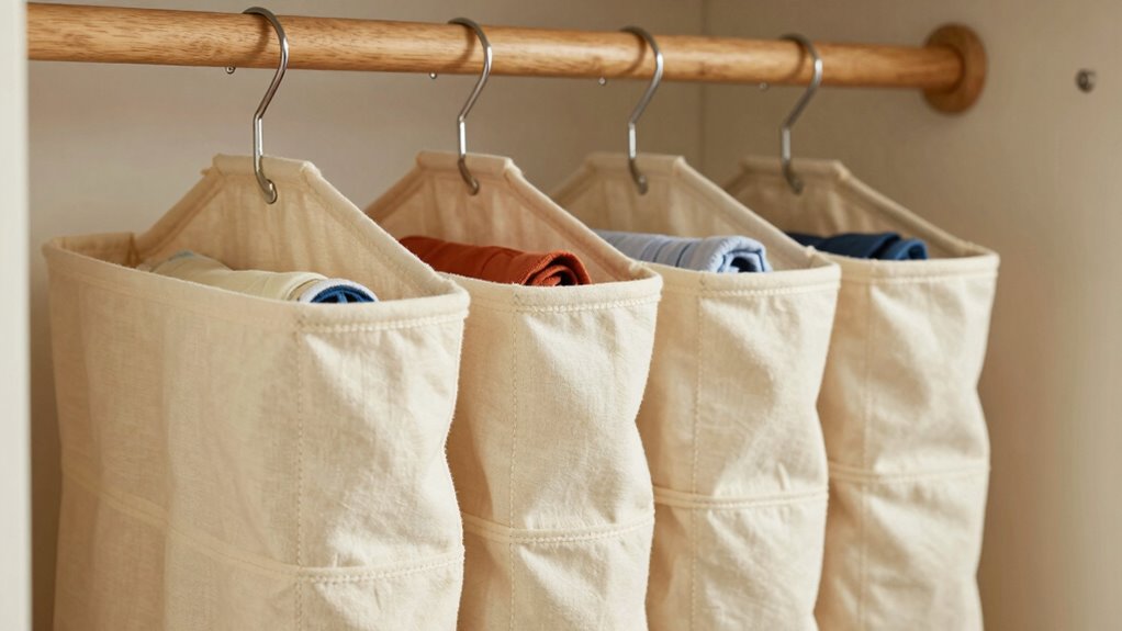 diy cotton closet organizer