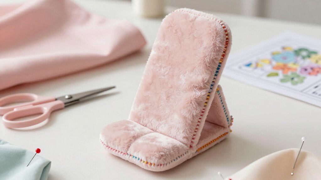 diy fabric phone stand