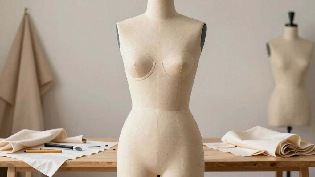 draping with professional dress forms