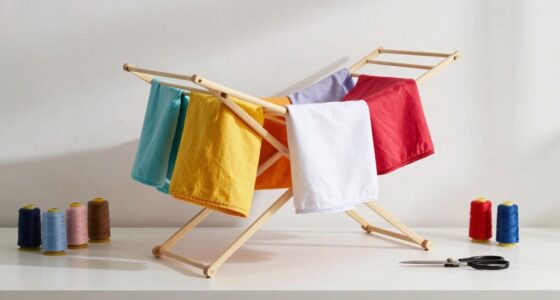 drying rack enhances workspace