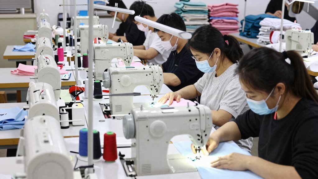 efficient sewing through batching