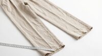 evenly taper wide leg pants