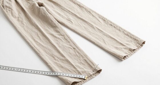 evenly taper wide leg pants