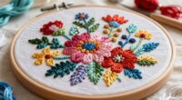 exciting hoop embroidery