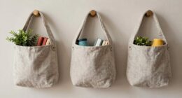 fabric wall baskets that stand