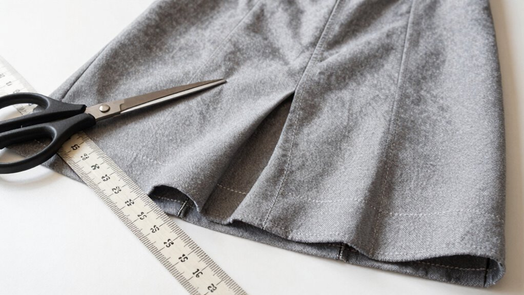 hem reinforcement and fabric matching
