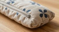 hidden closure fabric doorstop