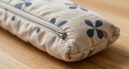 hidden closure fabric doorstop