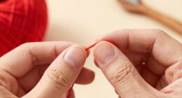 invisible yarn join technique