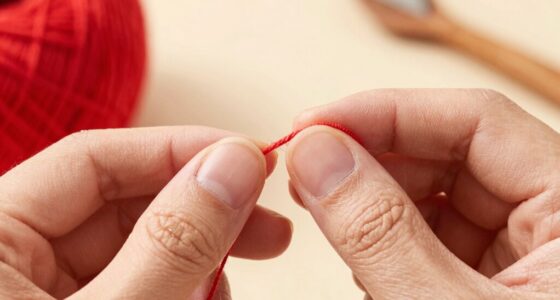 invisible yarn join technique