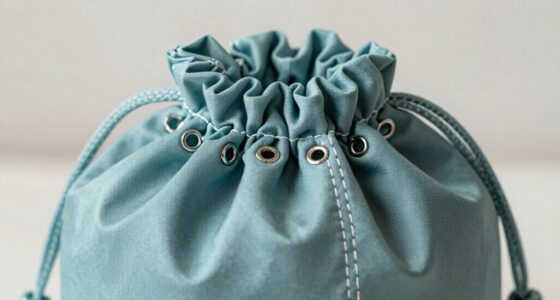 laundry pouch with drawstrings