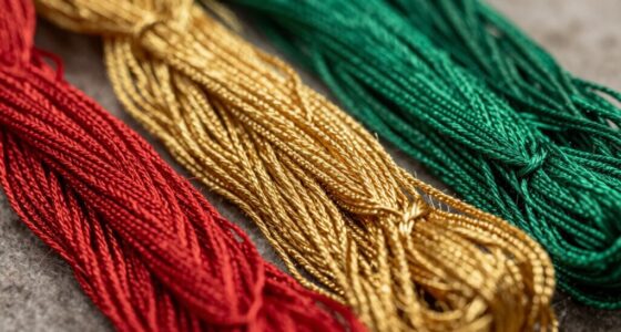 layered embroidery thread depth