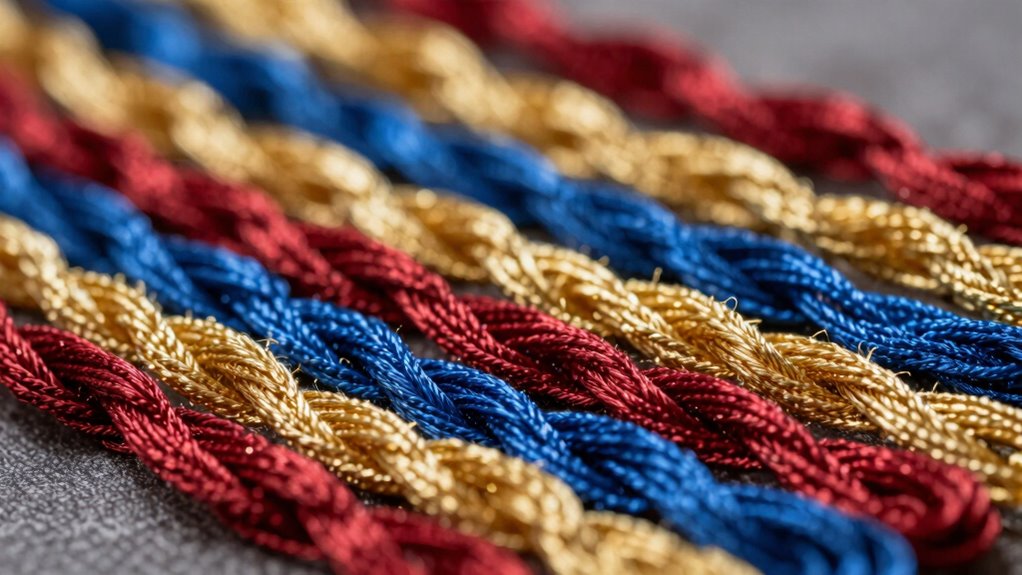 layered vibrant durable embroidery
