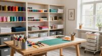 maintain organized craft space