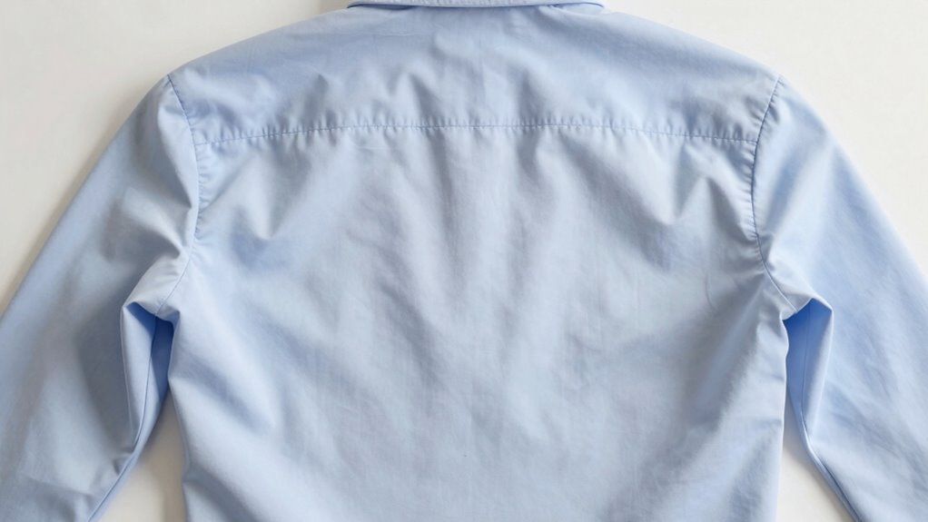 narrow shirt through seams