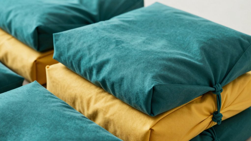 no sew cushion wrapping ties