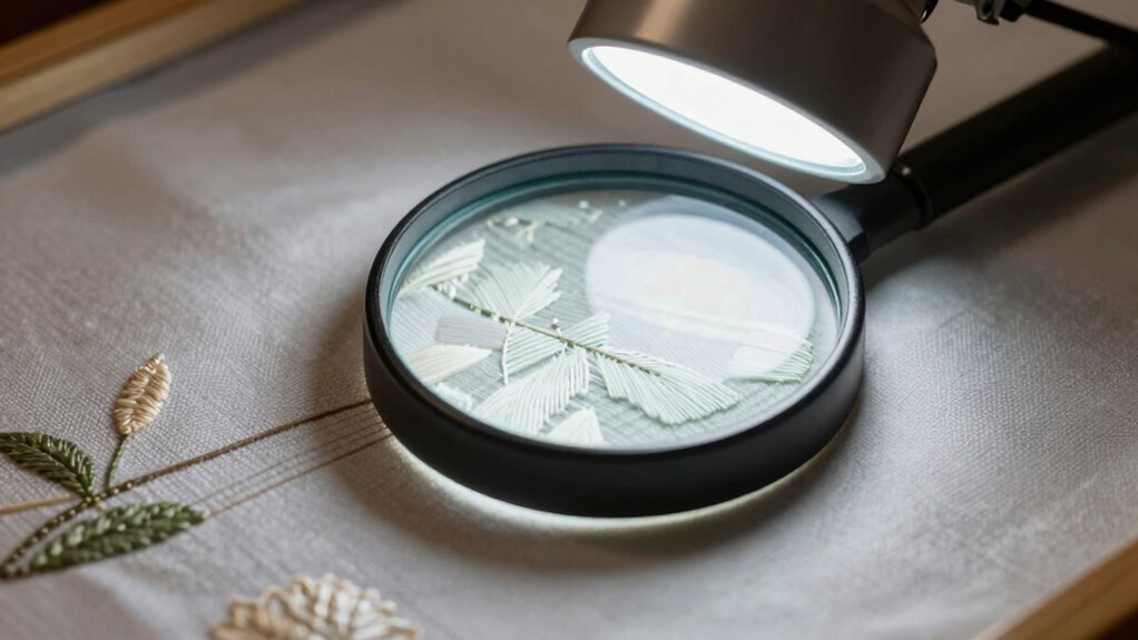 optimal lighting and magnification