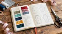 organized sewing project records
