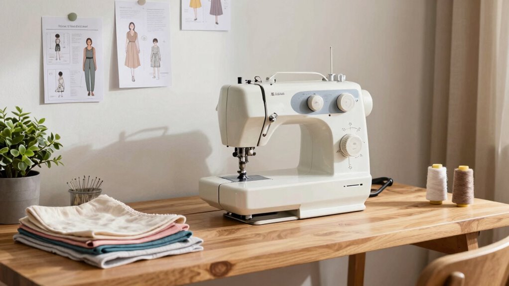 quiet maintained sewing environment