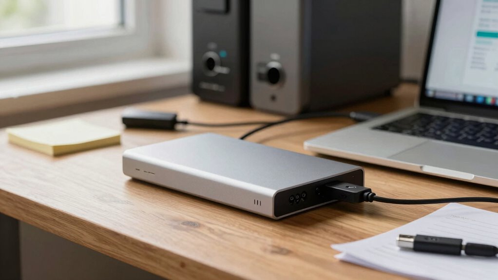 remember external backup drives