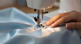 secure fabric while sewing