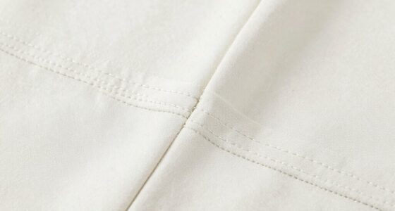secures neckline seam edges