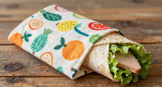 sewing reusable sandwich wrap