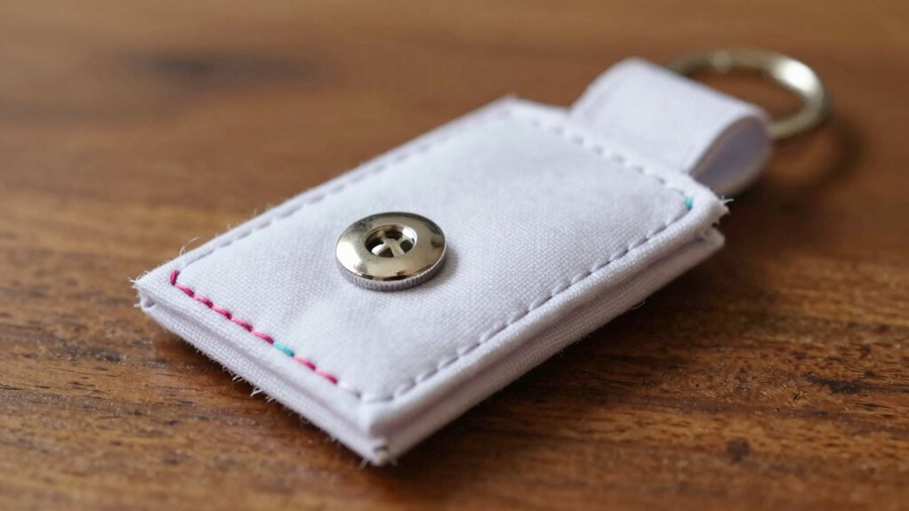 sewing snap tab key fob