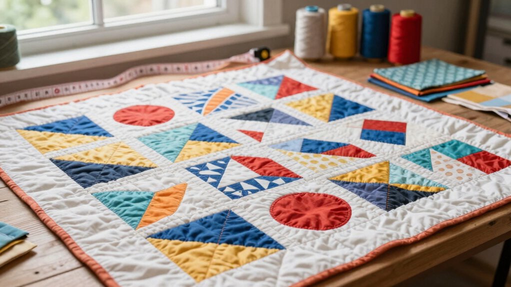 simple harmonious fabric choices