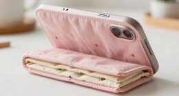 soft fabric phone stand