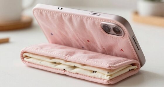 soft fabric phone stand