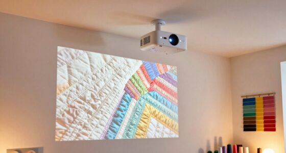 space saving sewing projector