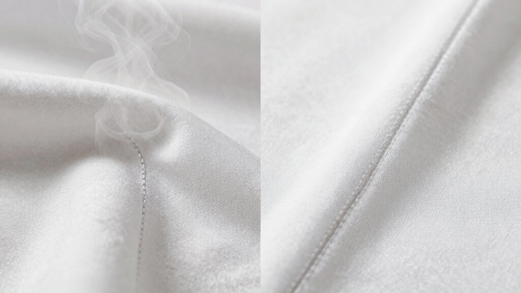 steam preserves fabric flexibility