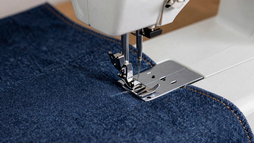 test denim sewing technique