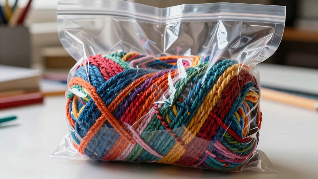 vacuum sealing preserves yarn quality