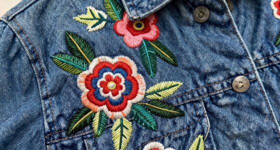 washable embroidered clothing tips