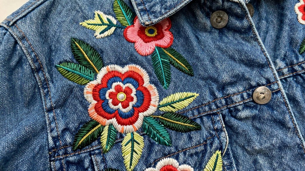 washable embroidered clothing tips