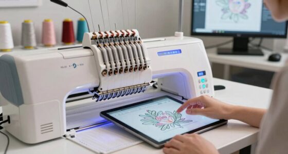 wireless editing embroidery process