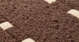 wool mats evenly press