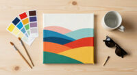 Rob Hann’s Chromatic and Quirky Landscapes Evoke Long-Distance Road Trips