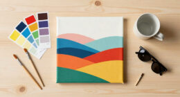 Rob Hann’s Chromatic and Quirky Landscapes Evoke Long-Distance Road Trips