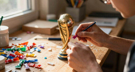 The Artist Sculpting World Cup History Out Of Gum Wrappers